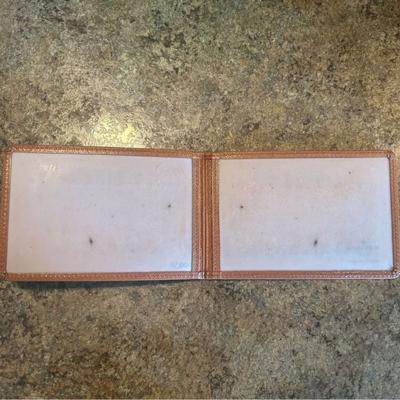 Authentic Louis Vuitton Taiga Leather ID Holder Wallet Light Brown Cognac Color - Picture 3 of 11